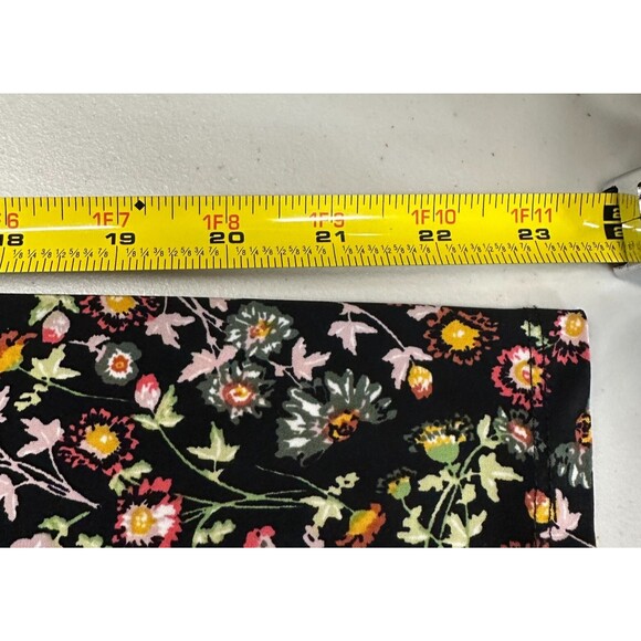 INC International Concepts Top Sz PL Floral Ruched Front Button Up V-Neck Blouse - Picture 6 of 11